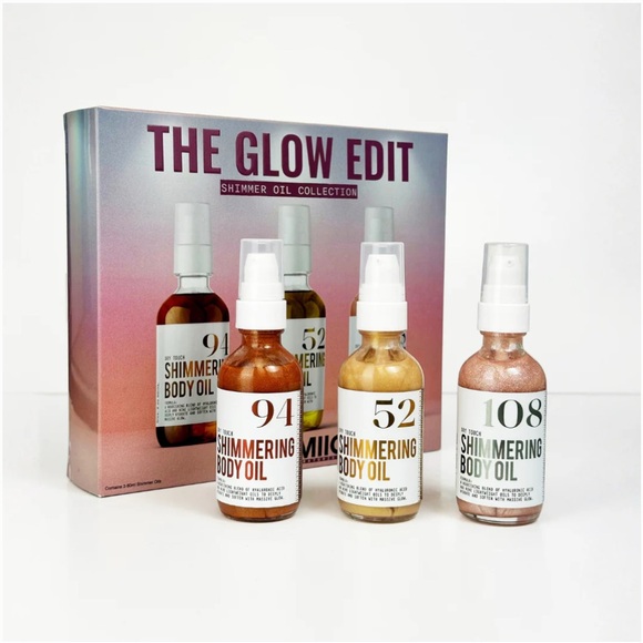 Miim.Miic Other - The Glow Edit Shimmering Body Oil set.
Final price.